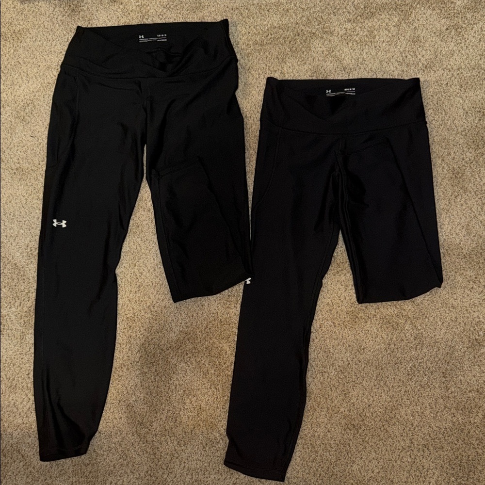 Under Armour Black Workout Leggings Duo